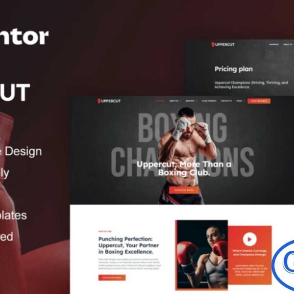 Uppercut – Boxing School & Martial Arts Elementor Pro Template Kit Uppercut is a modern and dynamic Elementor Pro Template Kit designed for Boxing Schools, Martial Arts Academies, and Fitness Centers. With over 12 pre-built templates, it offers a professional, stylish, and fully responsive design that highlights your classes, trainers, and martial arts programs.