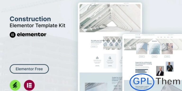FourWall – Construction Elementor Template Kit FourWall is a modern and fully responsive Elementor Template Kit designed for construction companies, architects, real estate firms, civil engineering businesses, and other related industries. Featuring a clean, professional, and easily customizable layout, FourWall helps you present projects, services, and company expertise with clarity and style.
