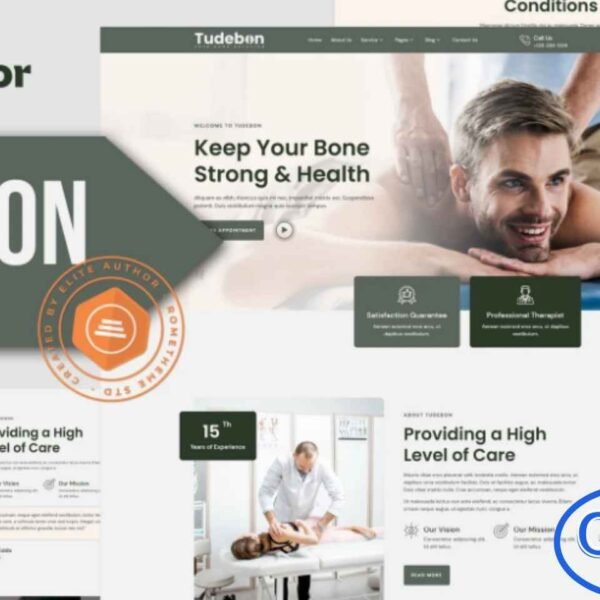 Tudebon – Chiropractic & Physiotherapy Elementor Template Kit The Tudebon – Chiropractic & Physiotherapy Elementor Template Kit is a professionally designed collection of 10+ ready-made templates, perfect for chiropractic clinics, physiotherapy centers, orthopedic care, and other medical or health-related websites. Featuring a clean, modern, and fully responsive layout, Tudebon makes it effortless to build a polished healthcare website that works seamlessly across all devices.