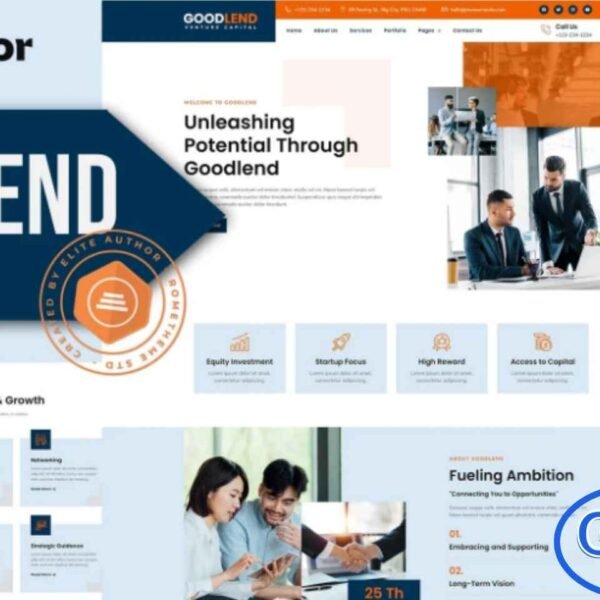 Goodlend – Venture Capital & Investment Elementor Template Kit Goodlend is a professionally crafted Elementor Template Kit designed for venture capital firms, investment companies, private equity groups, and financial service providers. With its modern, polished, and business-focused layout, this kit helps you build a powerful online presence that inspires trust and showcases your financial expertise.
