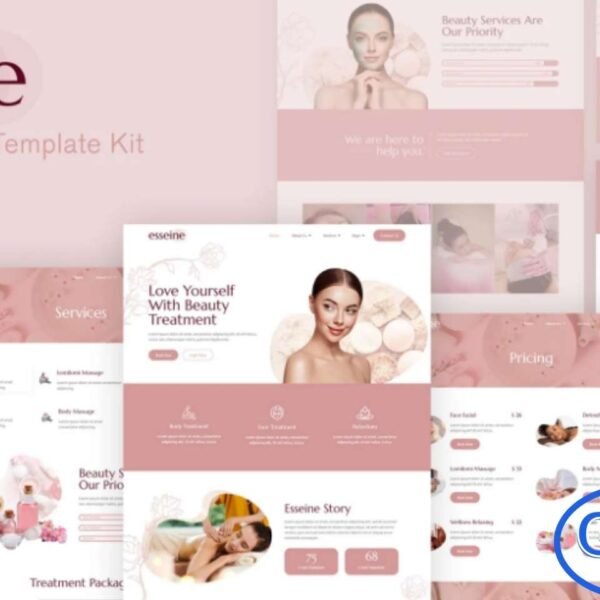 Essein – Beauty Spa Elementor Template Kit Essein is a beautifully designed Beauty Spa Elementor Template Kit crafted to help spas, wellness centers, massage therapists, and beauty businesses build a soothing and professional online presence with ease. Built using the Elementor Page Builder for WordPress, this kit offers a clean, elegant, and fully responsive layout that enhances your brand’s wellness experience.