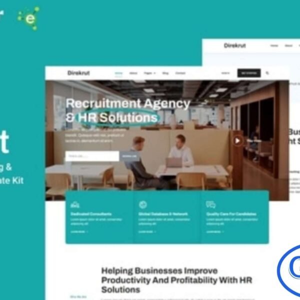 Direkrut – Human Resource Consulting & Recruitment Elementor Template Kit Direkrut is a professionally designed Human Resource Consulting and Recruitment Elementor Template Kit, crafted to help HR agencies, staffing firms, talent acquisition services, and corporate recruiters build a polished and credible online presence.