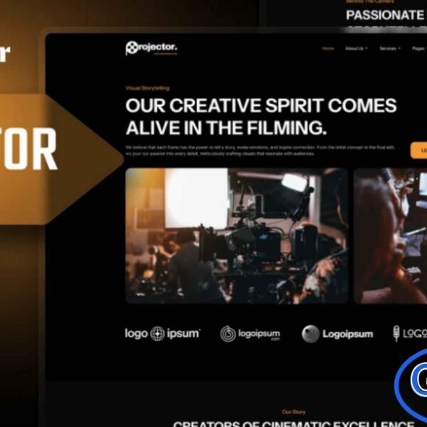 Projector – Film & Video Production Elementor Template Kit Projector is a sleek and modern Elementor Template Kit designed specifically for film studios, video production companies, filmmakers, cinematographers, and creative media agencies. This professionally crafted kit allows you to build a high-quality website that showcases your films, projects, services, portfolio, and team with stunning visuals and intuitive layouts.