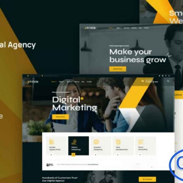 Pitoon – Creative Digital Agency Elementor Template Kit Pitoon is a sleek and modern Elementor Template Kit crafted for Creative Digital Agencies, offering a professional design ideal for web design, web development, digital marketing, SEO services, branding, and other agency-related businesses. Built using the powerful Elementor Page Builder, Pitoon makes it effortless to create stunning layouts with a simple drag-and-drop interface—no coding knowledge needed.