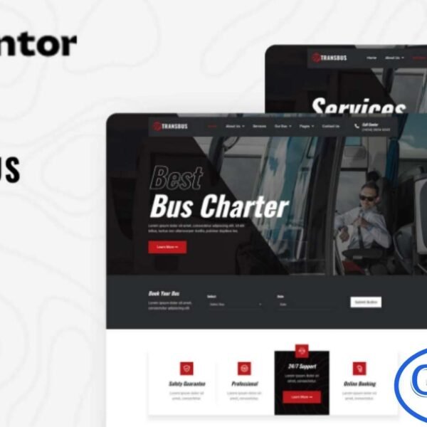 Transbus – Bus Charter Service Elementor Template Kit The Transbus – Bus Charter Service Elementor Template Kit is a professional, ready-to-use solution designed to help bus charter companies, shuttle services, and transportation providers build a polished website quickly and easily. Built for the Elementor page builder, this kit provides pre-designed page content—not a WordPress theme—allowing you to create a fully functional website without any coding.