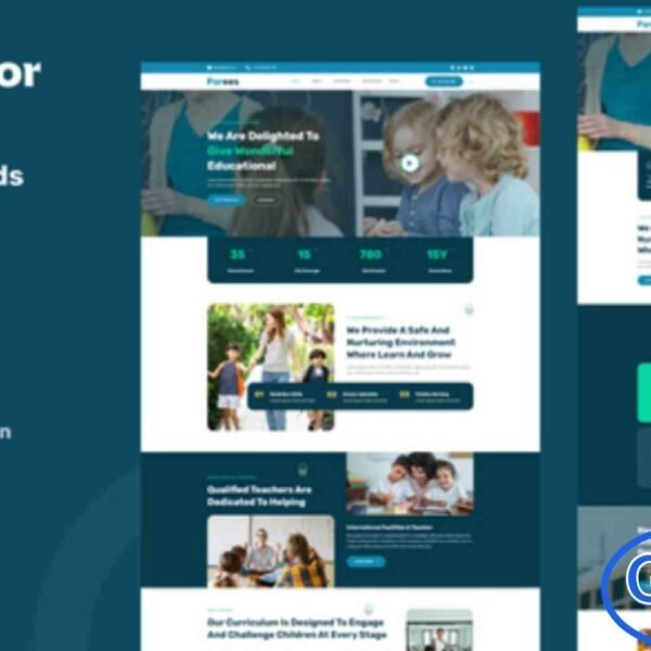 Parees – Kindergarten & Kids School Elementor Template Kit Parees is a bright and engaging Elementor Template Kit designed specifically for kindergartens, preschools, and kids’ educational websites. With a cheerful and professional design, Parees helps you create a child-friendly online presence that appeals to parents and students alike.