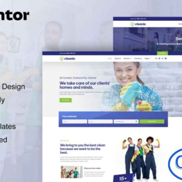 Cleanie – Cleaning Service Company Elementor Template Kit Cleanie is a professional Cleaning Service Company Elementor Template Kit designed to create modern and trustworthy cleaning service websites. This template kit is perfect for home cleaning, commercial cleaning, laundry services, home maids, office cleaning, resort cleaning, and home maintenance businesses.