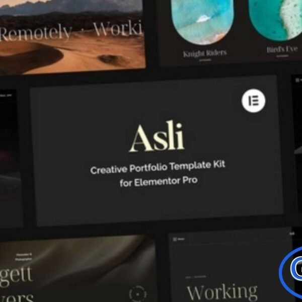 Asli – Creative Portfolio Elementor Pro Template Kit is a sleek and professional website solution designed for creatives who want to showcase their work with a premium look and feel. This Elementor Pro Template Kit is ideal for designers, photographers, creative agencies, production studios, and visual artists. Asli features a modern, minimalist design that puts full focus on your portfolio, helping your projects stand out with elegance and clarity.