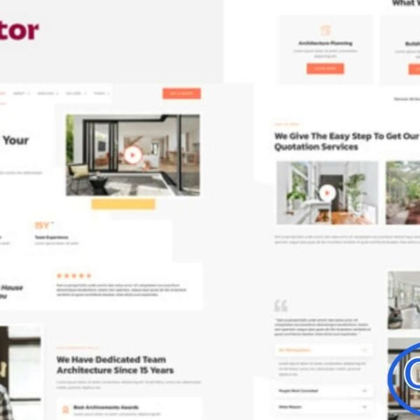 Arsiti – Architecture & House Design Agency Elementor Template Kit is a modern and professional website solution crafted for architecture studios, house design agencies, and interior design businesses. This Elementor Template Kit includes a carefully designed collection of layouts built specifically for the Elementor Page Builder plugin, allowing you to create a high-quality WordPress website with ease.