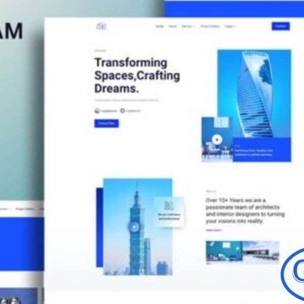 Archidream – Architecture Elementor Template Kit Archidream is a modern and fully responsive Elementor Template Kit designed for architects, architecture studios, and creative design agencies. This professional template kit includes a complete set of layouts for the Elementor page builder, optimized for a clean and elegant design using the free Elementor version.