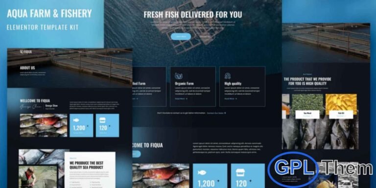 Aquafarm – Hydroponic Farm Elementor Template Kit Aquafarm is a modern and fully responsive Elementor Template Kit designed for hydroponic farms, vertical farming, and agricultural businesses. This professional template kit allows you to quickly and easily create a stunning WordPress website using the Elementor page builder. While optimized for the free Hello Elementor theme, Aquafarm is compatible with most WordPress themes that support Elementor.