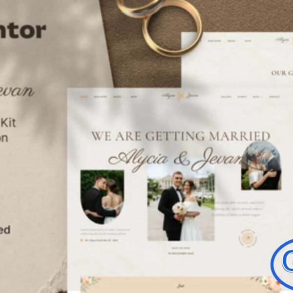 Alycia & Jevan – Wedding Invitation & RSVP Elementor Template Kit Alycia & Jevan is a modern and elegant Elementor Template Kit designed to create beautiful wedding invitation and event websites. Perfect for weddings, engagements, and special celebrations, this template kit includes essential sections such as a love story, event schedule with countdown timer, RSVP form, photo gallery, Google Maps integration, and more.