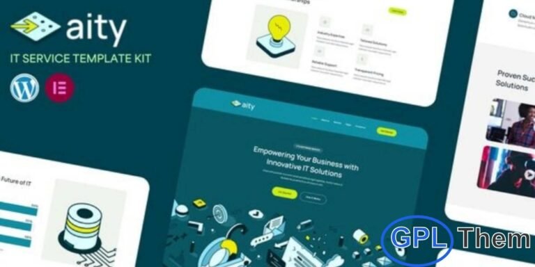 Aity – IT & Software Service Elementor Template Kit Aity is a modern and professional Elementor Template Kit designed for IT companies, software service providers, and technology businesses. With a clean layout and sleek design, Aity helps you showcase your expertise in IT solutions, software development, and digital services.