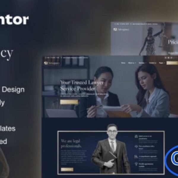 Advogancy – Attorney Law Firm Elementor Pro Template Kit Advogancy is a modern and professional Elementor Pro Template Kit designed for attorney and law firm websites. Featuring 12+ pre-built templates with clean, elegant, and contemporary layouts, this template kit is ideal for legal professionals offering law and legal services. Perfect for attorneys, lawyers, advocates, legal advisors, and law firms, Advogancy helps you create a trustworthy and professional online presence with easy customization using Elementor Pro.