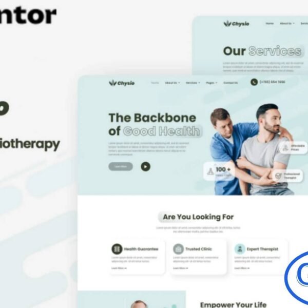 Chysio – Chiropractic & Physiotherapy Elementor Template Kit Chysio is a professional Elementor Template Kit designed for chiropractic clinics, physiotherapy centers, healthcare providers, and medical websites. This template kit is ideal for doctors, therapists, clinics, wellness centers, and other health-related businesses.