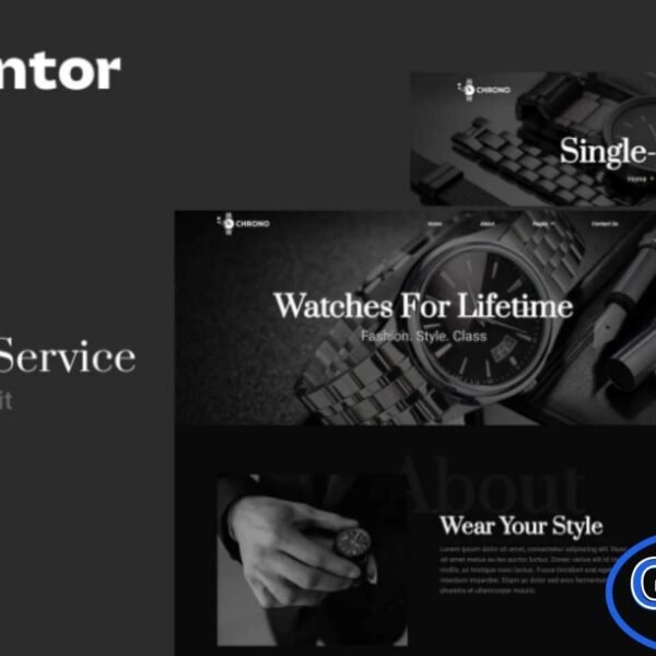 Chrono – Watch Service Elementor Template Kit Chrono is a modern and professional Watch Service Elementor Template Kit designed to help you quickly create a fully functional website for your watch business. This template kit is ideal for watch retailers, repair services, watch brands, and timepiece enthusiasts who want a polished online presence.