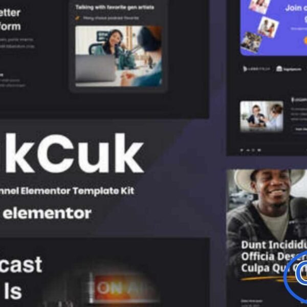 CakCuk – Podcast Channel Elementor Template Kit CakCuk is a modern and SEO-friendly Elementor Template Kit designed specifically for podcast channels, audio shows, and digital broadcasting platforms. This template kit offers a smart and flexible way to create a professional podcast website using the Elementor Page Builder for WordPress, with no coding required.