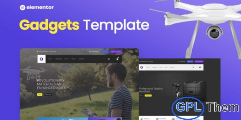 Bzzz – Gadgets eCommerce Elementor Template Kit is a powerful and modern solution for creating a professional electronics and gadgets online store using Elementor and WooCommerce. This template kit is specially designed for selling quadcopters, drones, action cameras, portable electronics, electro goods, and a wide range of modern gadgets.