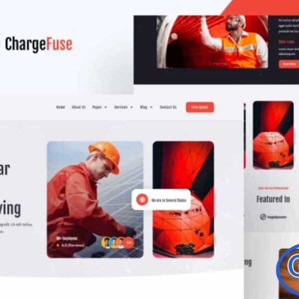 ChargeFuse – Solar Panel Installation & Maintenance Elementor Pro Template Kit ChargeFuse is a professional Solar Panel Installation & Maintenance Elementor Pro Template Kit designed for renewable energy businesses. This template kit is ideal for solar panel installers, clean energy companies, solar maintenance services, and eco-friendly energy providers.