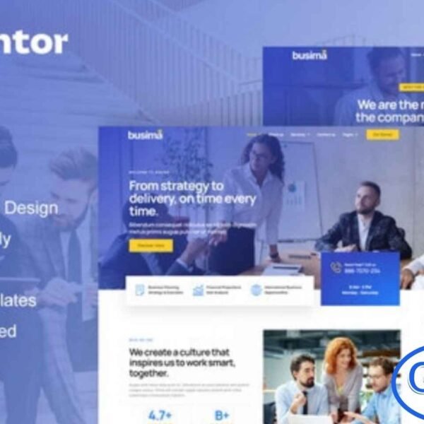 Busima – Business Consultant Elementor Template Kit is a complete Elementor Full Site Kit designed to help businesses and consultants create a professional website quickly and effortlessly. Built for Elementor Pro, Busima delivers a modern, clean, and corporate design that is ideal for business consultants, corporate firms, financial advisors, and professional service providers.