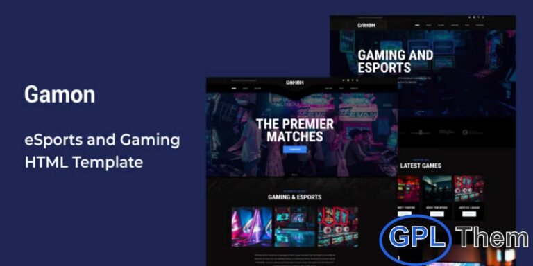 Gamon – eSports & Gaming Elementor Template Kit Gamon is a modern and professional Elementor Template Kit designed for eSports teams, gaming communities, and gaming-related businesses. This template kit is ideal for eSports organizations, professional gamers, streamers, gaming clans, tournaments, and gaming content platforms.