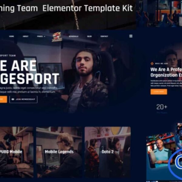 Bigesport – Esport & Gaming Team Elementor Template Kit is a modern and dynamic solution designed for eSports teams, gaming websites, online game communities, and gaming competitions. This Elementor Pro Template Kit is perfect for esports organizations, gaming championships, and related businesses looking to create a professional online presence. Bigesport features a set of pre-built, user-friendly templates that make website creation quick and effortless.