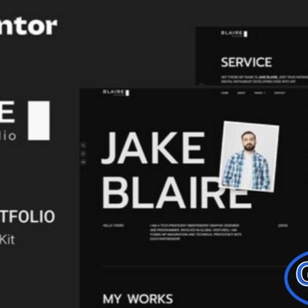 Blaire – Personal Portfolio Elementor Template Kit is a clean and modern solution designed for creating a professional personal portfolio website with ease. This Elementor Template Kit is built using the free version of Elementor, making it an affordable and accessible choice for freelancers, designers, developers, creatives, and professionals. Blaire features a simple yet stylish design that helps showcase skills, projects, experience, and personal branding effectively.