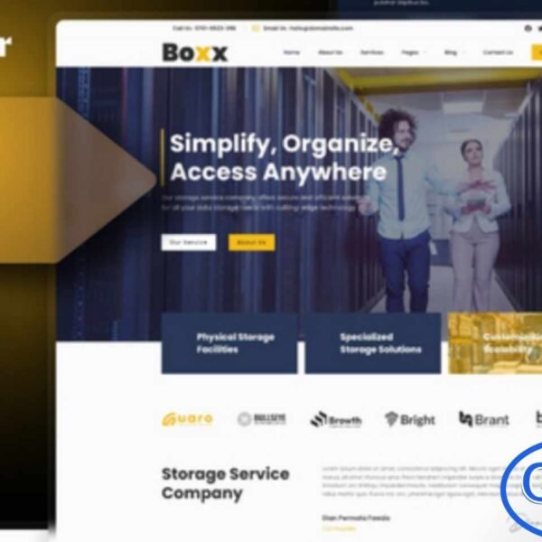Boxx – Storage Services Company Elementor Template Kit is a modern and professional web solution designed specifically for storage service companies and logistics-related businesses. This Elementor Template Kit is ideal for storage services, packaging companies, warehouses, inventory management, cargo services, and corporate service providers. Boxx features a clean, unique, and business-focused design that helps present services clearly and build customer trust.