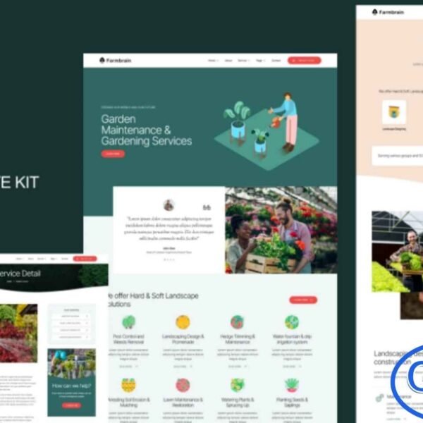 Brian – Gardening & Landscaping Elementor Template Kit is a modern and eco-friendly web solution designed for gardening and landscaping businesses. This Elementor Template Kit is perfect for gardeners, landscapers, plant nurseries, garden services, eco-friendly businesses, and related industries. Brian features a clean, natural, and professional design that helps showcase services, projects, and expertise effectively.