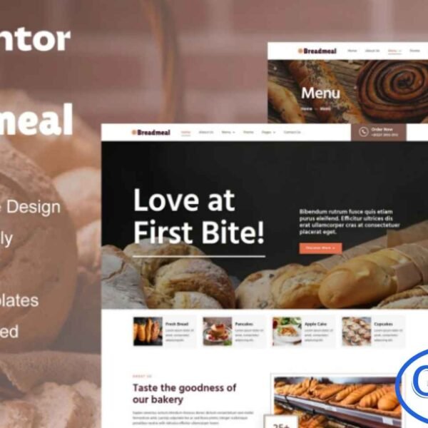 BreadMeal – Bakery & Cake Elementor Template Kit is a beautiful and modern web solution designed specifically for bakeries, cake shops, pastry stores, and dessert businesses. This Elementor Template Kit helps you create a professional and visually appealing bakery website with ease. BreadMeal features a clean layout and modern design style that highlights products, menus, and special offers effectively. With 12+ pre-built templates, you can quickly build a complete website for your bakery or cake shop.