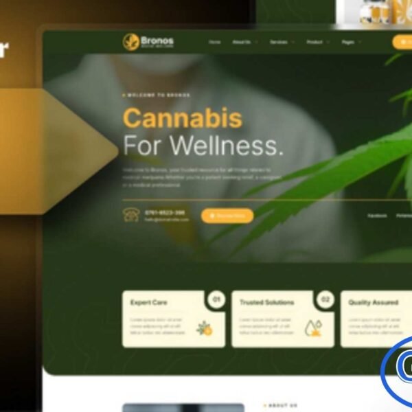 Bronos – Medical Marijuana Elementor Template Kit is a modern and professional web solution designed specifically for medical marijuana and cannabis-related businesses. This Elementor Template Kit is ideal for medical cannabis providers, marijuana dispensaries, CBD stores, cannabis oil and edible businesses, and healthcare-focused cannabis services. Bronos features a clean, unique, and trustworthy design that helps showcase products, services, and medical information clearly.