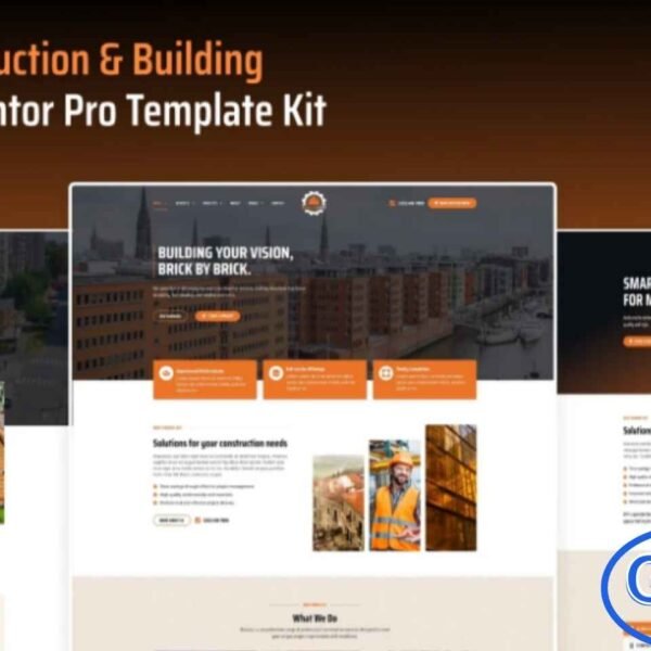 Buildlux – Construction Elementor Pro Template Kit is a professionally crafted solution designed specifically for construction companies and related service businesses. Built with the powerful Elementor Pro page builder for WordPress, this template kit helps you create a strong and trustworthy online presence without any coding. Buildlux includes a collection of ready-made templates tailored for construction services, contractors, builders, and infrastructure projects.