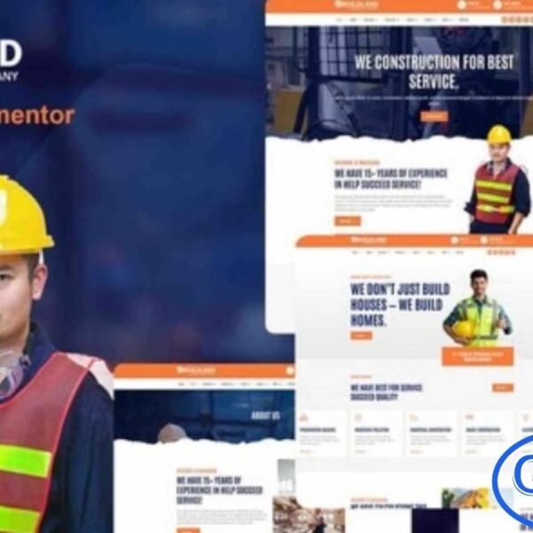 Buildland – Construction Business Elementor Template Kit is a powerful and professional solution for creating high-quality websites for construction and building businesses. It is perfectly suited for construction companies, building firms, renovation services, and remodeling contractors who want to showcase their work effectively online. Buildland is built with Elementor Pro, allowing you to design and customize your website easily using a simple drag-and-drop interface with no coding required.