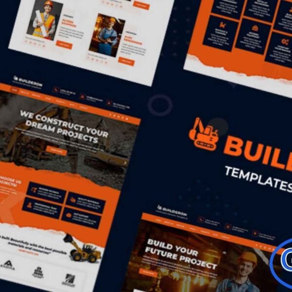 Builderon – Construction & Industry Elementor Template Kit is a powerful and flexible website solution designed for construction, industrial, and engineering businesses. Builderon allows you to quickly build a professional WordPress website using the Elementor Page Builder with an intuitive drag-and-drop interface. This template kit is optimized for the free Hello Elementor theme but works seamlessly with most Elementor-supported WordPress themes.